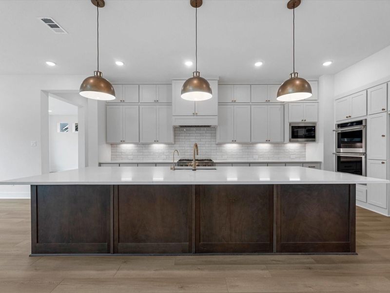 Furnished interior view inside a new home in Sienna 80′, Missouri City (Image 13).