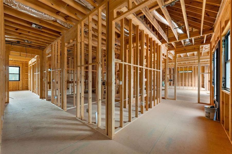 In-progress construction of a new home in , Kingston, GA (Image 40).