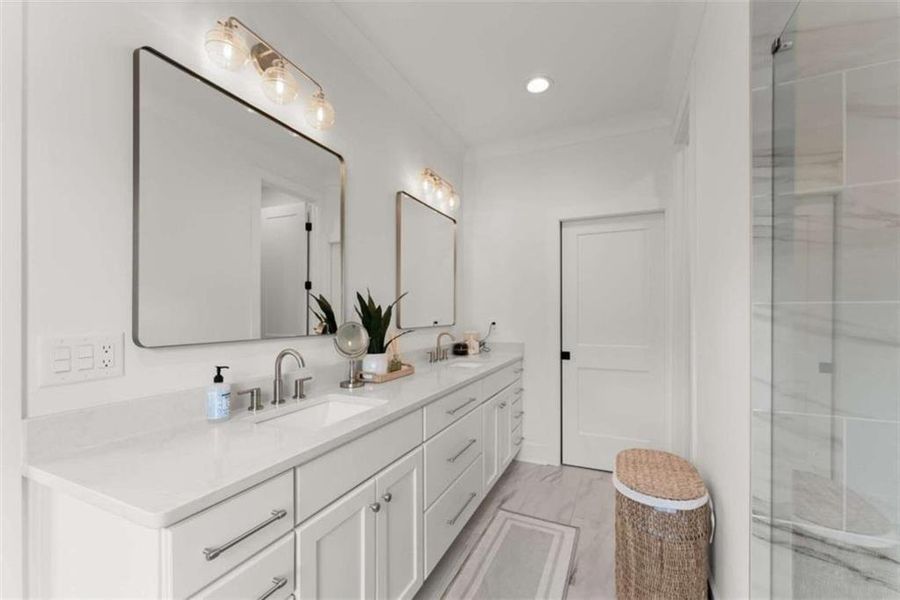 Furnished interior view inside a new home in , Sugar Hill (Image 43).