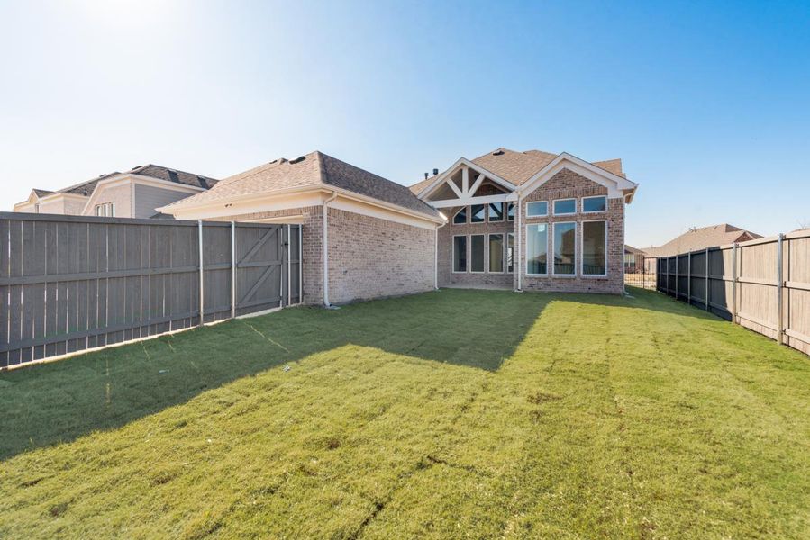 Exterior details and patio area of a home in Goodland in Prairie Ridge, Midlothian (Image 22). Exterior details and patio area of a home in Goodland in Prairie Ridge, Midlothian (Image 22).