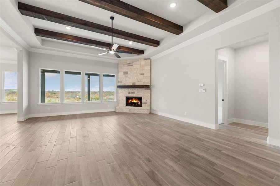 Spacious, unfurnished interior of a new home in Eagle Ridge Estates, Weatherford (Image 18).