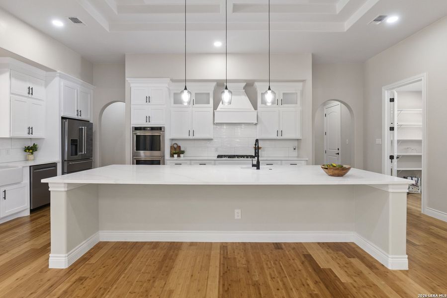 Furnished interior view inside a new home in , New Braunfels (Image 14).