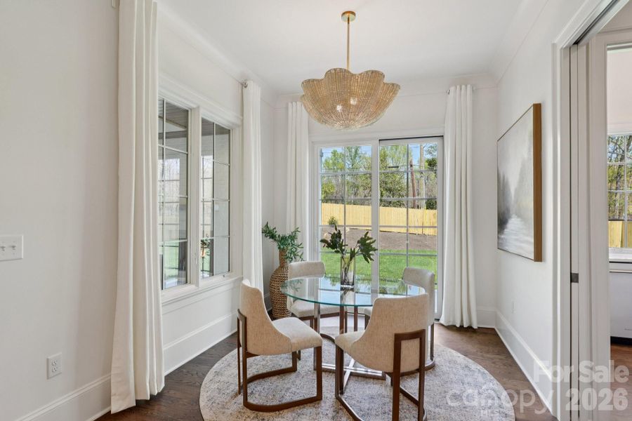 Furnished interior view inside a new home in , Charlotte (Image 34). Furnished interior view inside a new home in , Charlotte (Image 34).