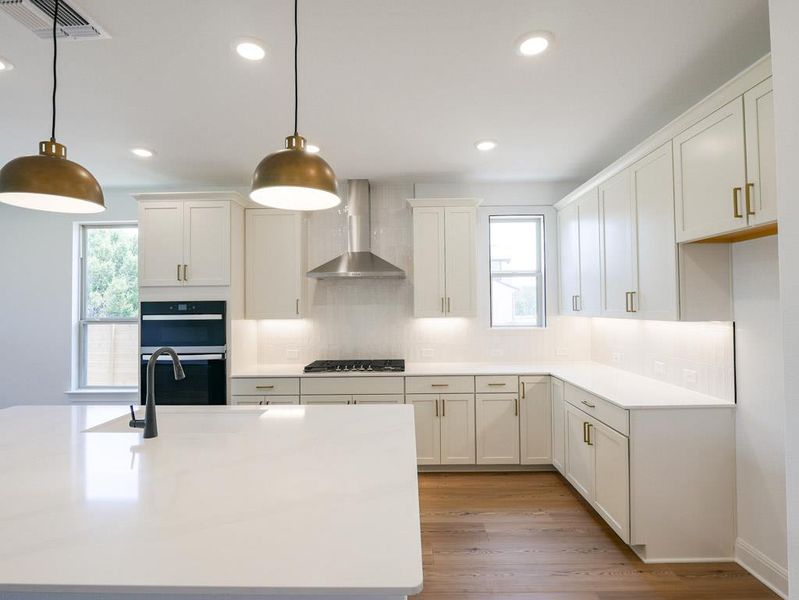 Furnished interior view inside a new home in Bluffview Reserve, Leander (Image 11). Furnished interior view inside a new home in Bluffview Reserve, Leander (Image 11).