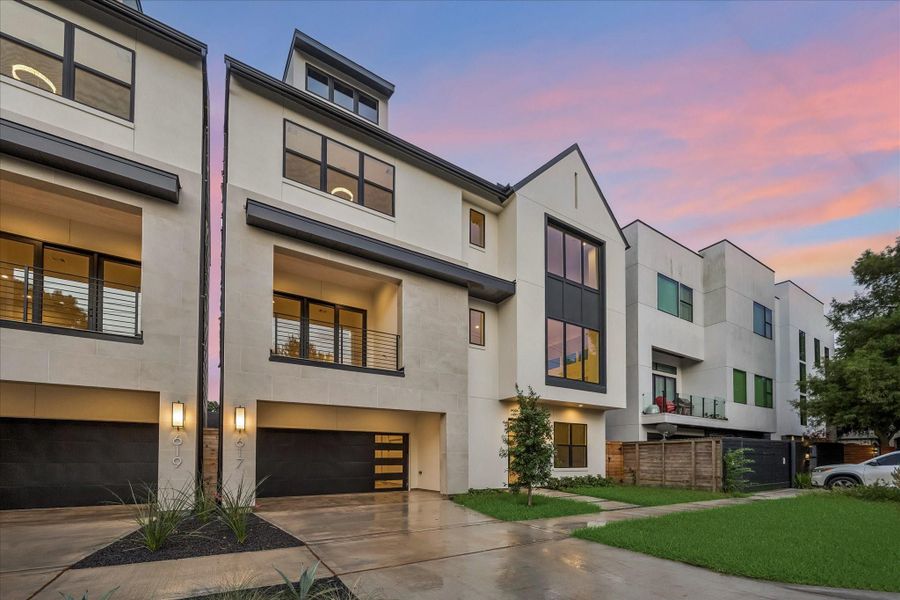 Front exterior of a new home in , Houston, TX, highlighting curb appeal (Image 2). Front exterior of a new home in , Houston, TX, highlighting curb appeal (Image 2).