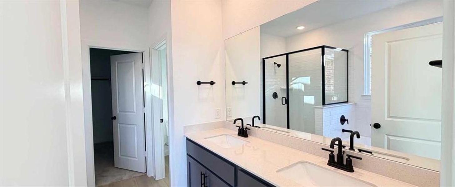 Primary Bathroom Construction Progress featuring the Minimalist Collection