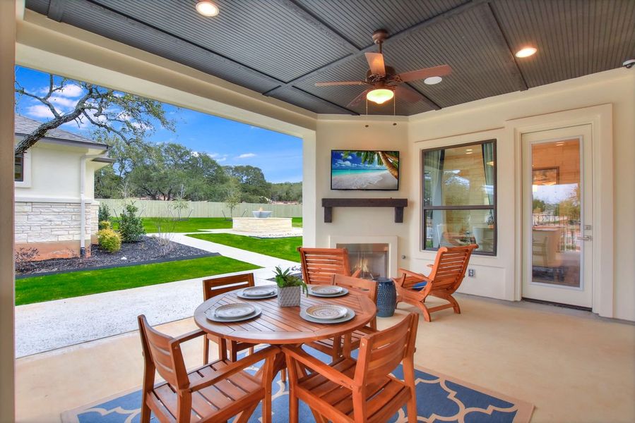 Representative exterior details of a home built from the Catalina by Giddens Homes in Clearwater Ranch, Liberty Hill (Image 59).