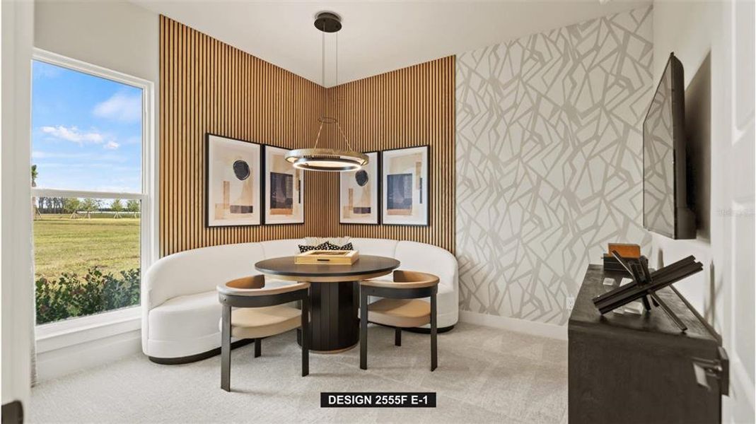Furnished interior view inside a new home in Sanctuary at Seaire, Parrish (Image 15).