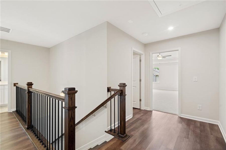 Spacious, unfurnished interior of a new home in The Village at Shallowford, Kennesaw (Image 23).