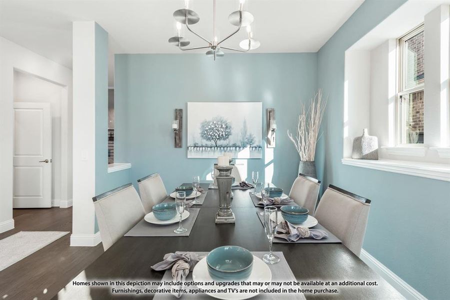 Furnished interior view inside a new home in Silo Mills, Joshua (Image 16).