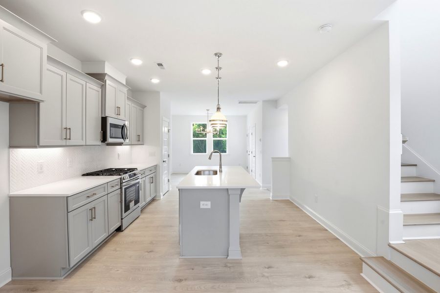 Furnished interior view inside a new home in Downtown Wilmington Collective, Wilmington (Image 6).