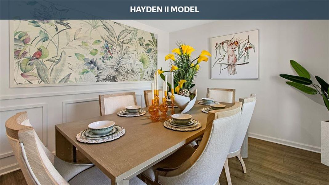 Furnished interior view inside a new home in Sawmill Branch, Palm Coast (Image 7).