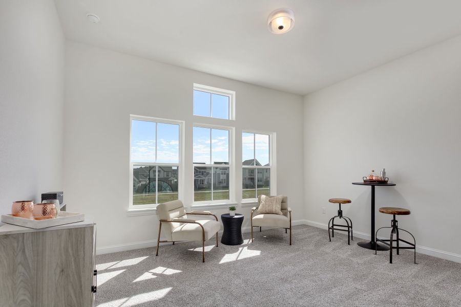 Furnished interior view inside a new home in Westerly, Erie (Image 29).