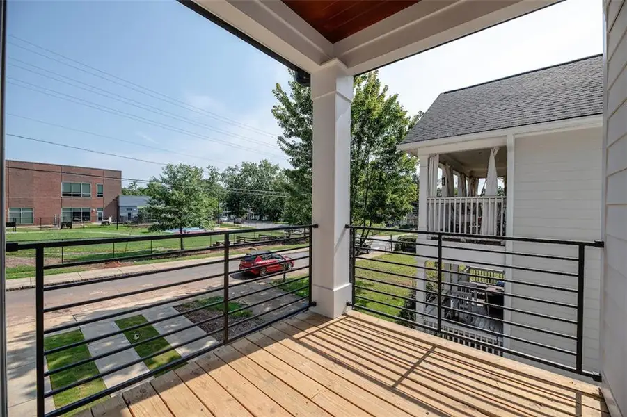 Exterior details and patio area of a home in , Atlanta (Image 3).