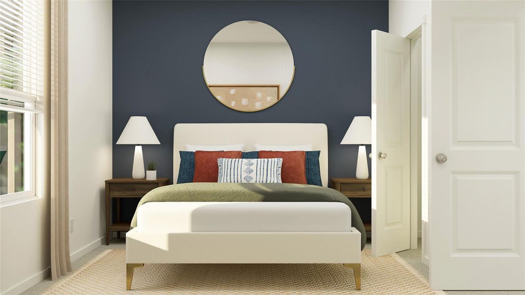 Furnished interior view inside a new home in Moore Landing, Magnolia (Image 15).
