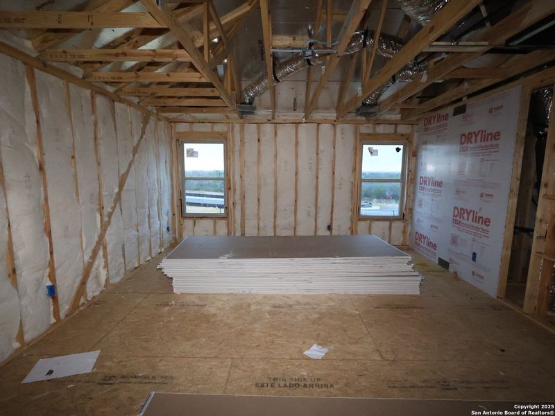 In-progress construction of a new home in Mesquite Ridge, San Antonio, TX (Image 32).