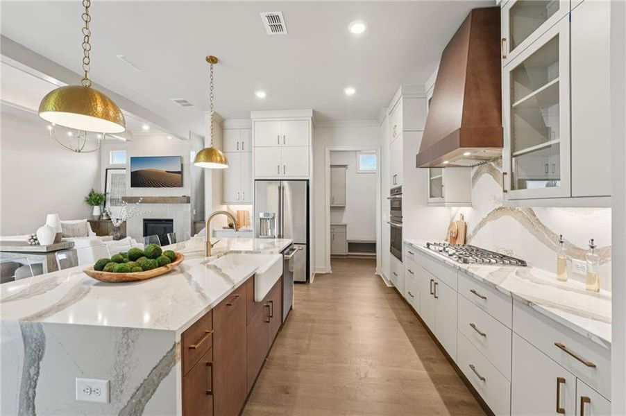 Furnished interior view inside a new home in Promenade at Sawnee Village, Cumming (Image 17).