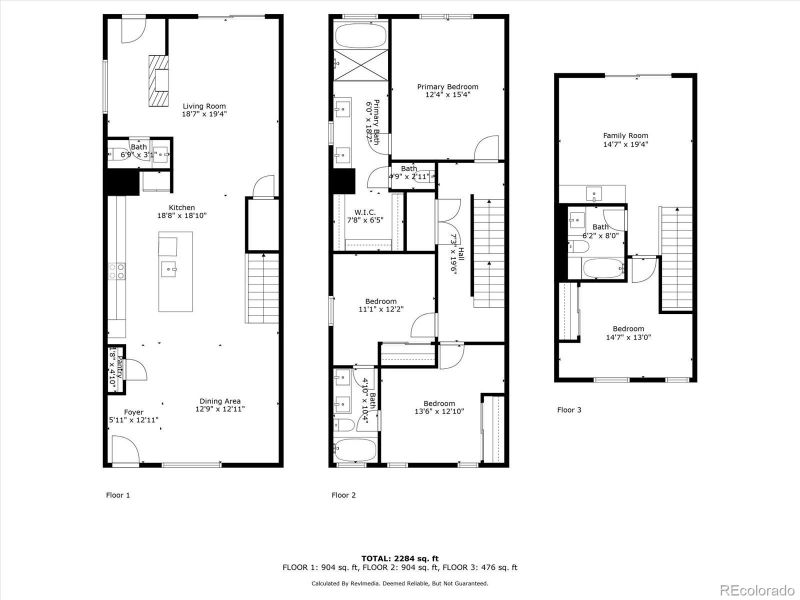 2D floor plan layout of this home in , Denver, CO (Image 3).