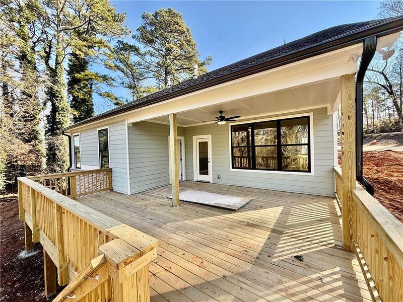 Exterior details and patio area of a home in , Marietta (Image 4).
