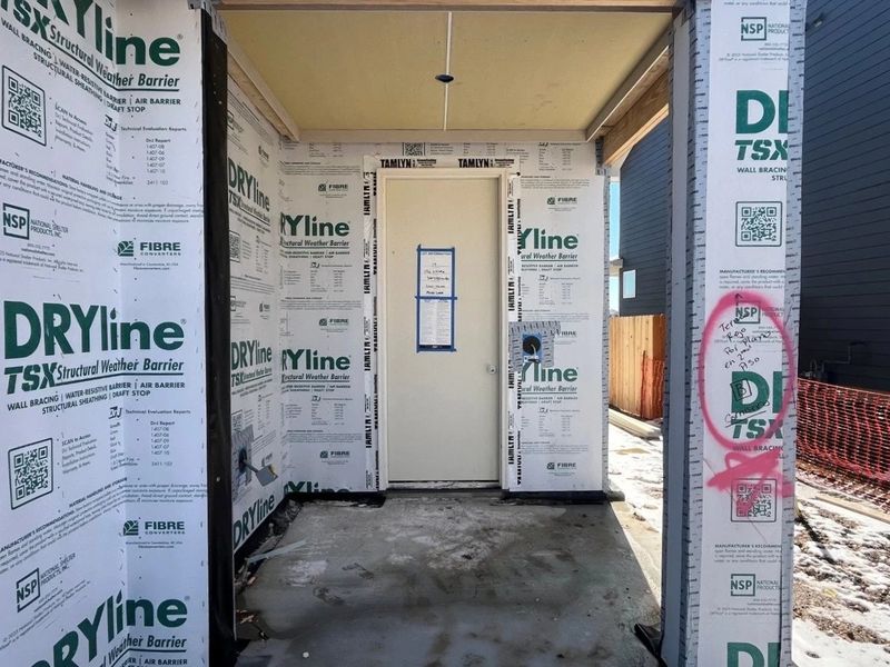 In-progress construction of a new home in Lariat, Liberty Hill, TX (Image 6).