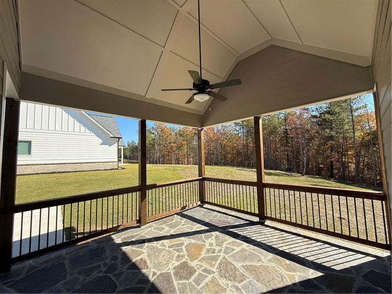 Exterior details and patio area of a home in , Waleska (Image 24).