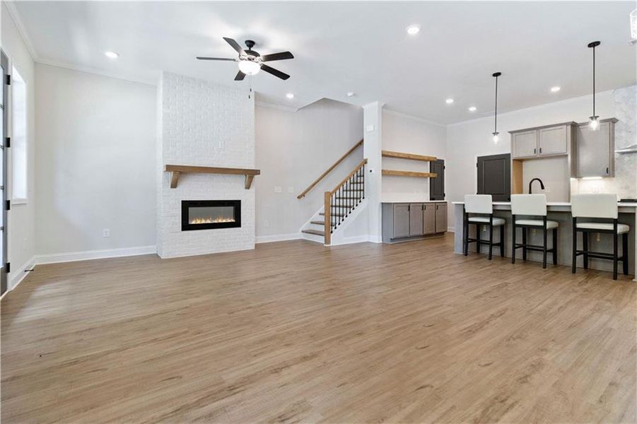 Furnished interior view inside a new home in Serenity, Hapeville (Image 8). Furnished interior view inside a new home in Serenity, Hapeville (Image 8).