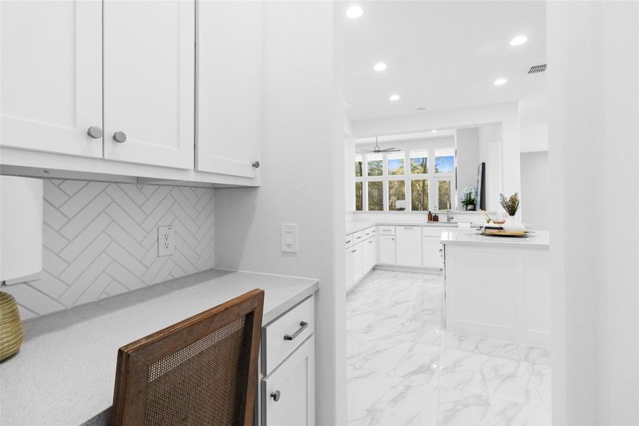 Furnished interior view inside a new home in Audubon Park 70', Magnolia (Image 9).