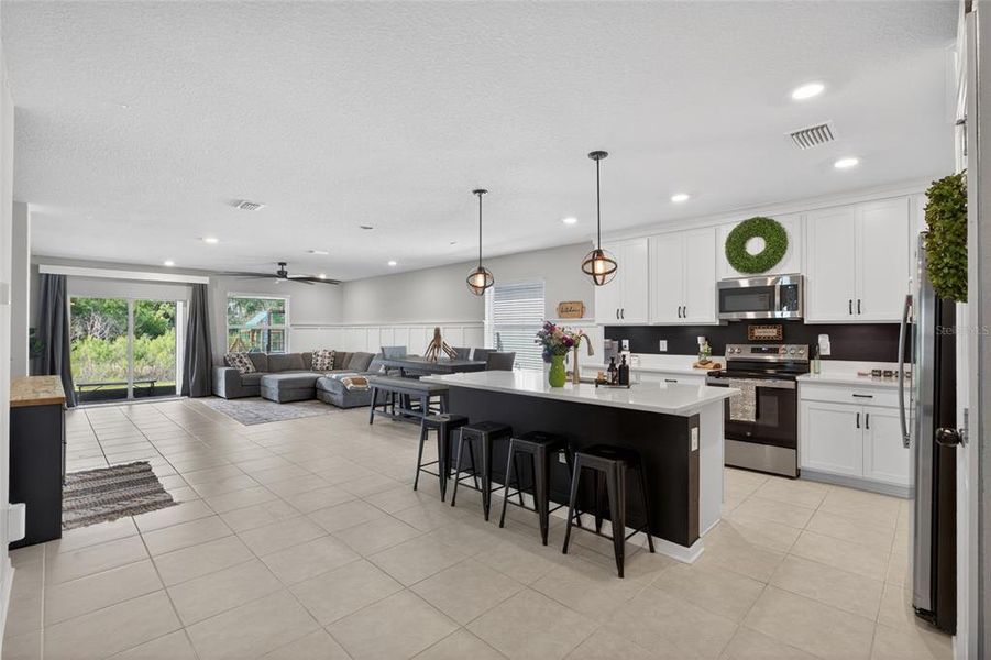 Furnished interior view inside a new home in , Palmetto (Image 5). Furnished interior view inside a new home in , Palmetto (Image 5).