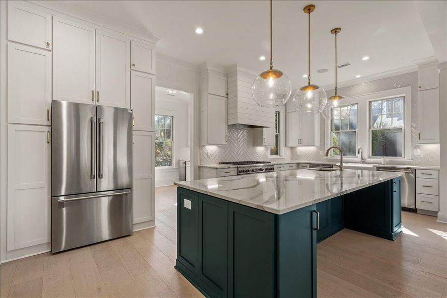 Furnished interior view inside a new home in , Kiawah Island (Image 6).