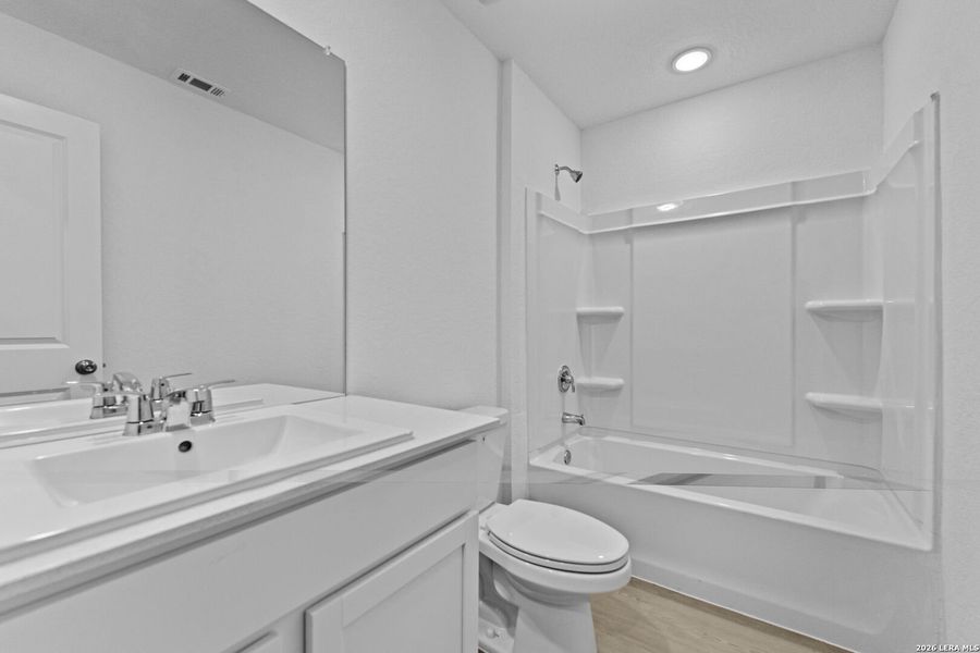 Furnished interior view inside a new home in Guadalupe Ridge, New Braunfels (Image 6). Furnished interior view inside a new home in Guadalupe Ridge, New Braunfels (Image 6).