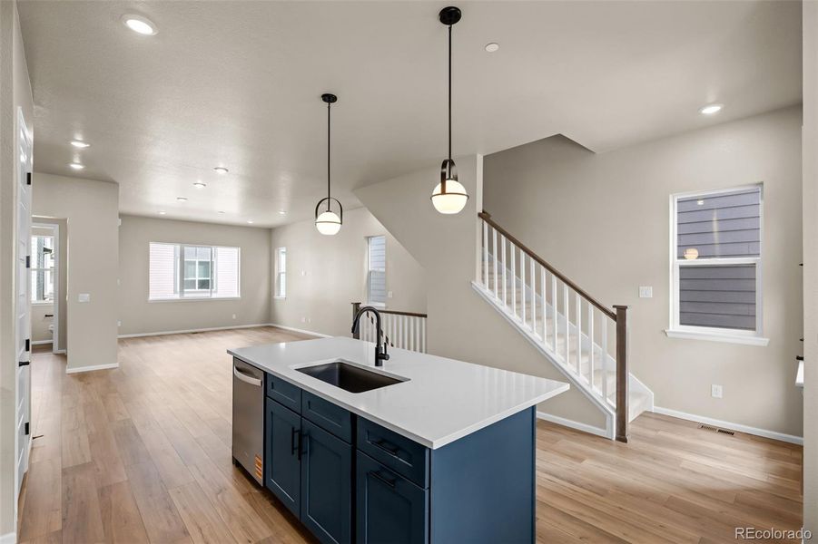 Furnished interior view inside a new home in Baseline, Broomfield (Image 12).
