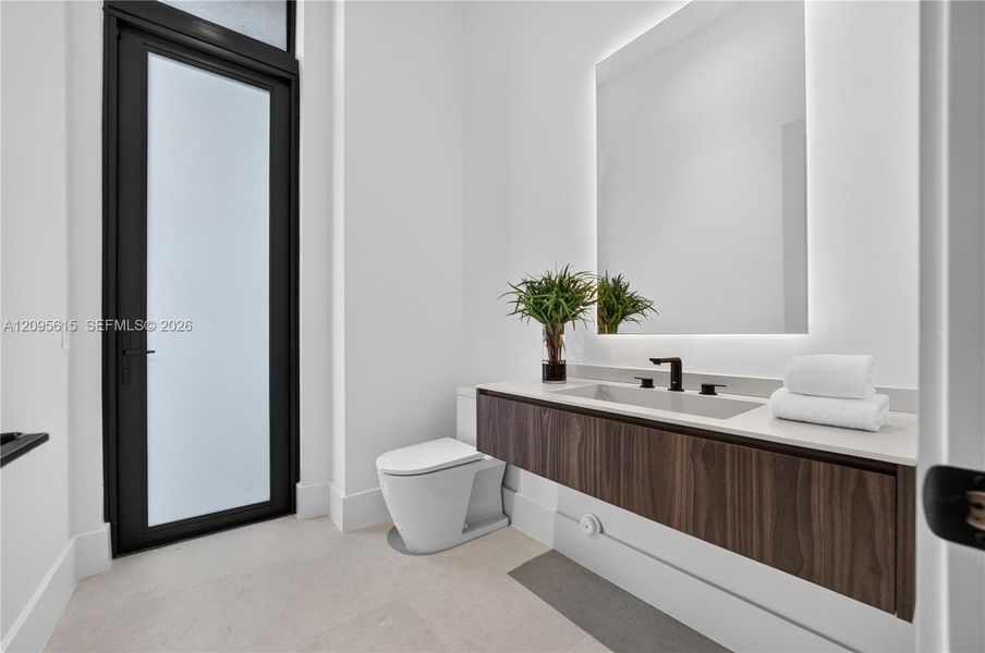 Furnished interior view inside a new home in , Miami (Image 35).