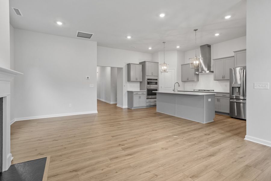Spacious, unfurnished interior of a new home in Ovation at Sweetbrier, Durham (Image 17).