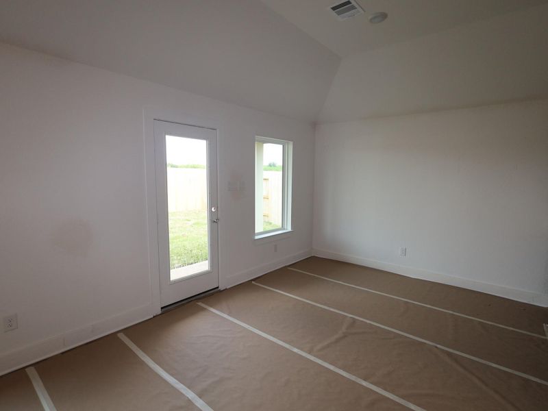 In-progress construction of a new home in Lago Mar, Santa Fe, TX (Image 36).