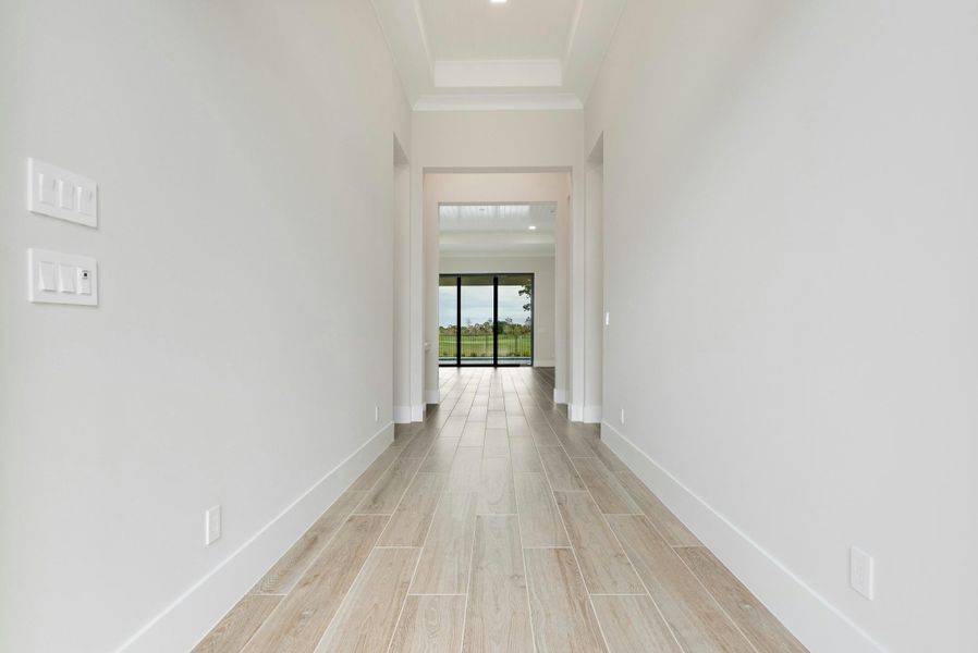 2D floor plan layout for the Madrona by GHO Homes in Tesoro Club, Port St. Lucie, FL (Image 69).