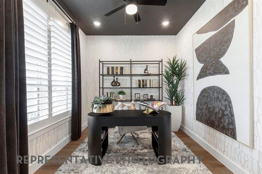 Furnished interior view inside a new home in Aster Park, McKinney (Image 24). Furnished interior view inside a new home in Aster Park, McKinney (Image 24).