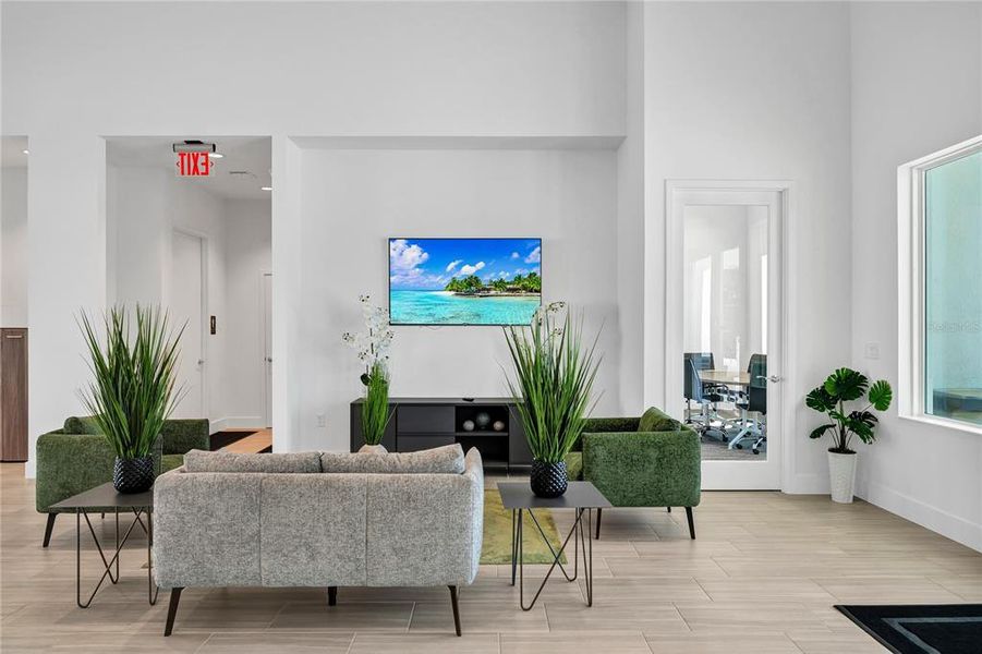 Furnished interior view inside a new home in , Davenport (Image 8).