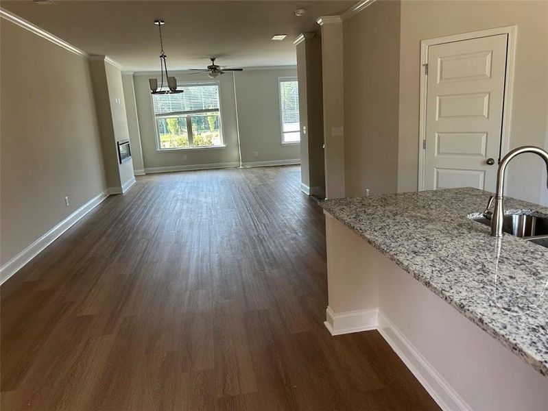 Spacious, unfurnished interior of a new home in Towns at Enclave, Lawrenceville (Image 16).