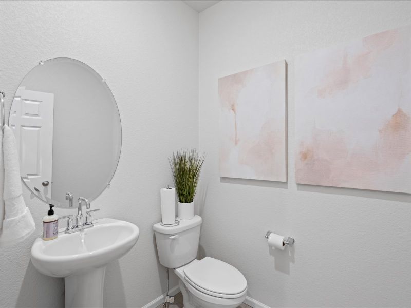 The Durango floorplan interior image taken at a Meritage Homes community in Colorado Springs, CO.