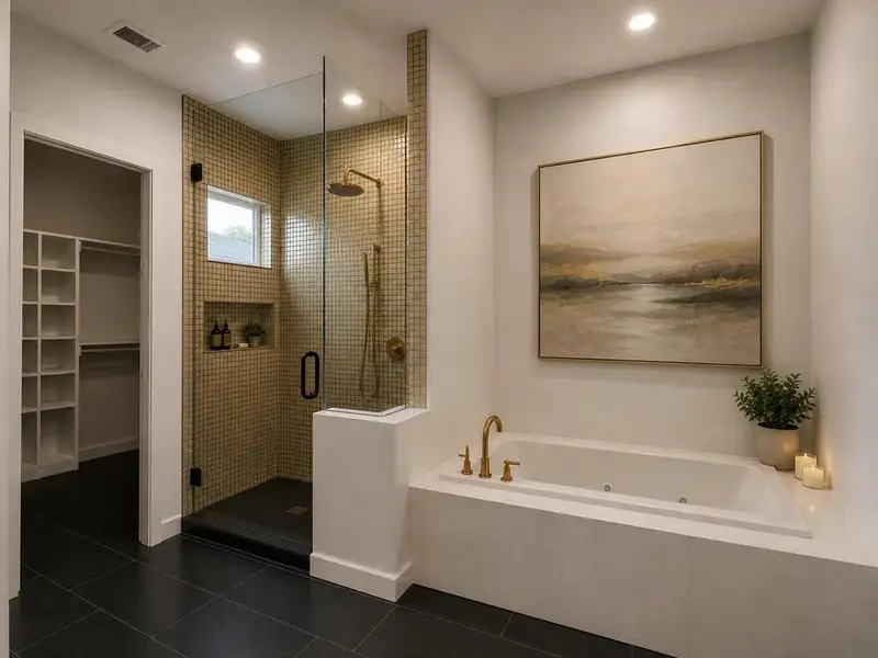 Furnished interior view inside a new home in , Willow Park (Image 12).