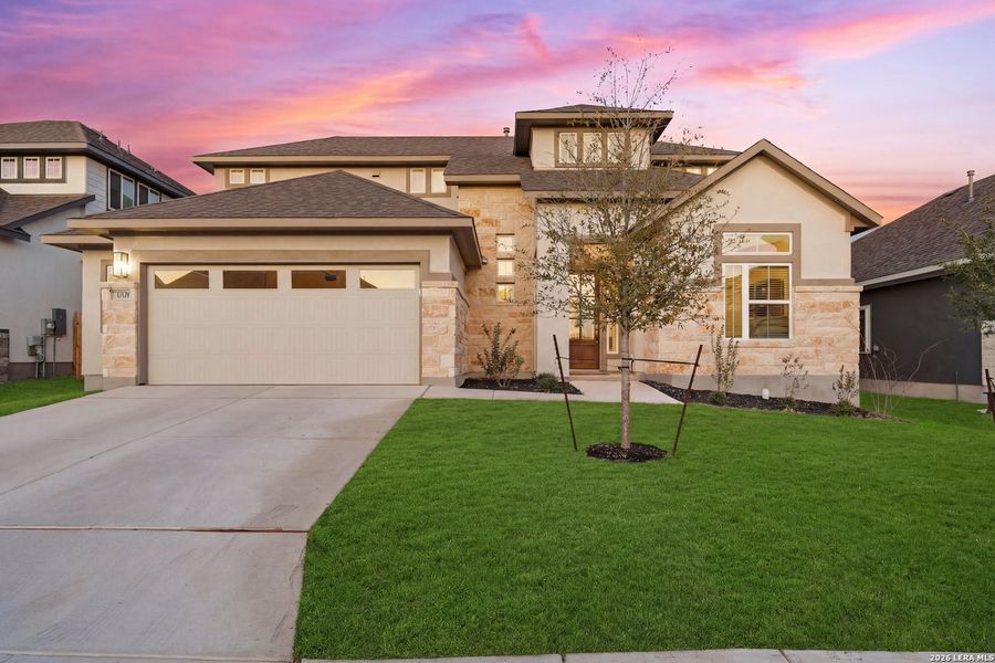 Front exterior of a new home in , Seguin, TX, highlighting curb appeal (Image 21). Front exterior of a new home in , Seguin, TX, highlighting curb appeal (Image 21).
