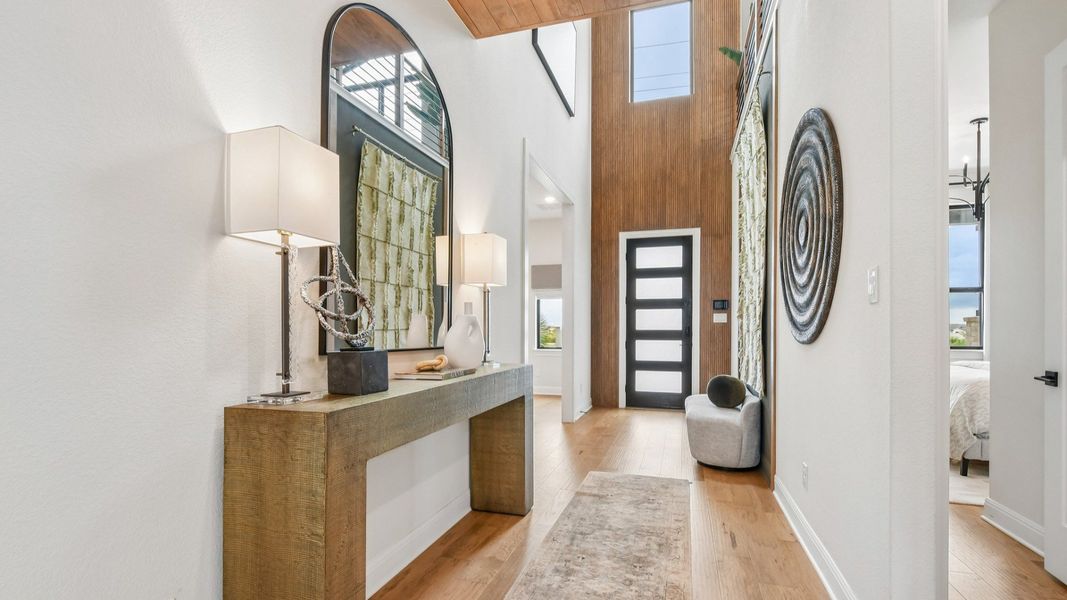 Representative furnished interior of a home built from the Elm by DRB Homes in Carillon, Manor (Image 6). Representative furnished interior of a home built from the Elm by DRB Homes in Carillon, Manor (Image 6).