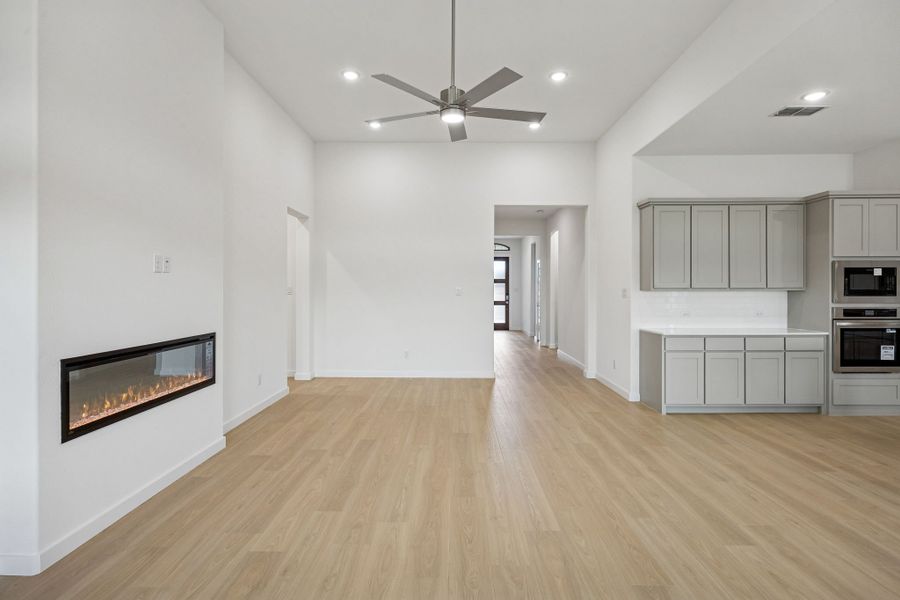 Living Room in the Gilmour II home plan by Trophy Signature Homes – REPRESENTATIVE PHOTO (sterling)