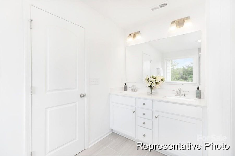 Furnished interior view inside a new home in Morgan Hills, Albemarle (Image 15).