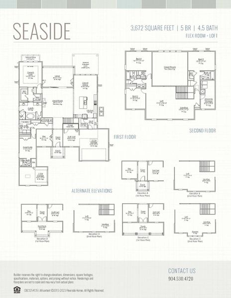 2D floor plan layout for the Seaside by Riverside Homes in Hidden Creek at SilverLeaf, St. Augustine, FL (Image 5). 2D floor plan layout for the Seaside by Riverside Homes in Hidden Creek at SilverLeaf, St. Augustine, FL (Image 5).