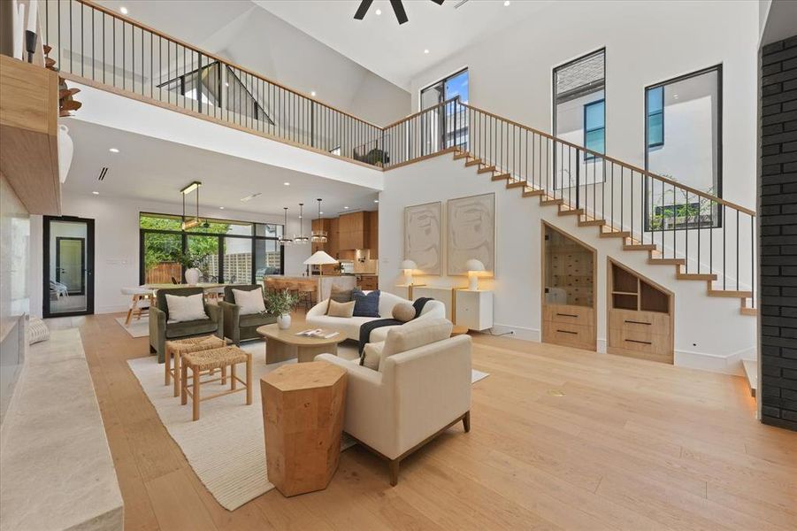 Furnished interior view inside a new home in , Dallas (Image 11).