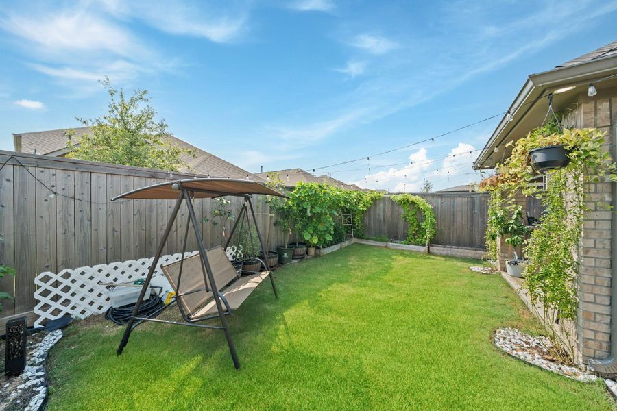 Exterior details and patio area of a home in , Cypress (Image 29).