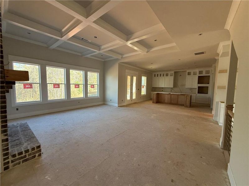 In-progress construction of a new home in , Hoschton, GA (Image 22).