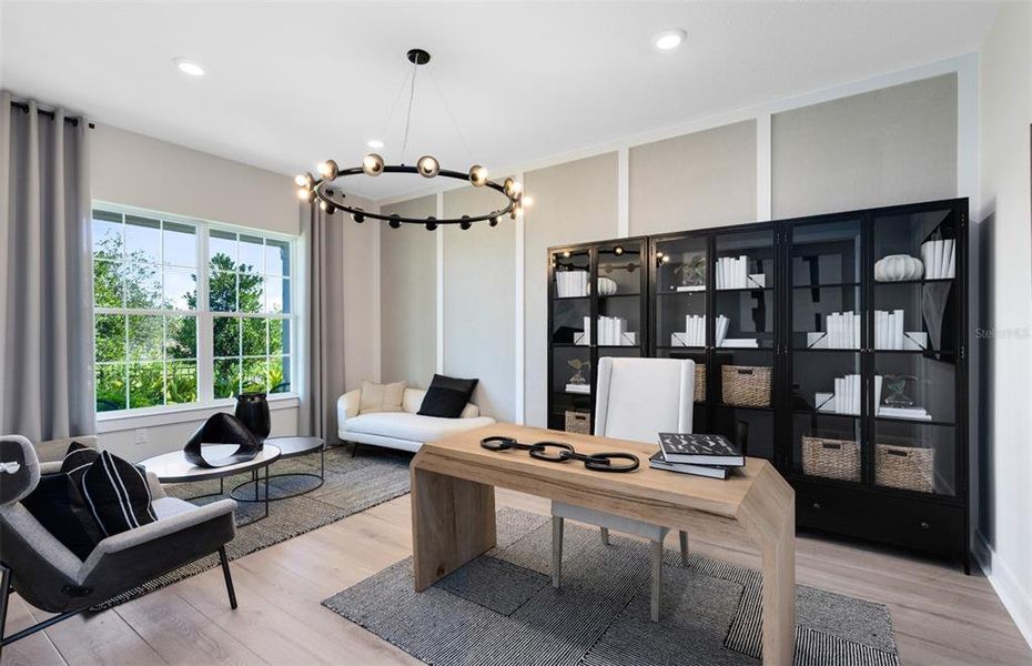 Furnished interior view inside a new home in Parkside Trails, Clermont (Image 41). Furnished interior view inside a new home in Parkside Trails, Clermont (Image 41).