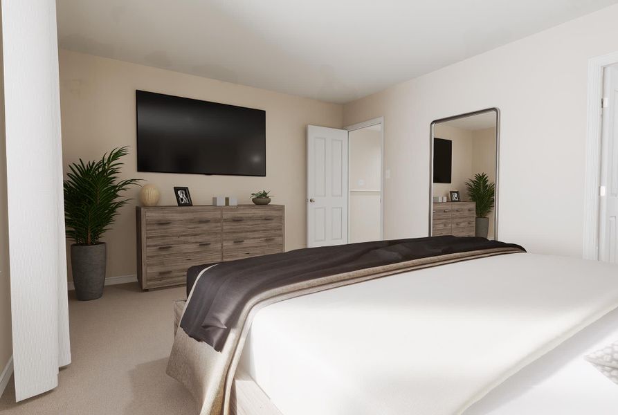 Bedroom | Congaree | Spring Valley | New Homes In Longmont, CO By Landsea Homes